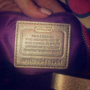 Coach purse and rainboots